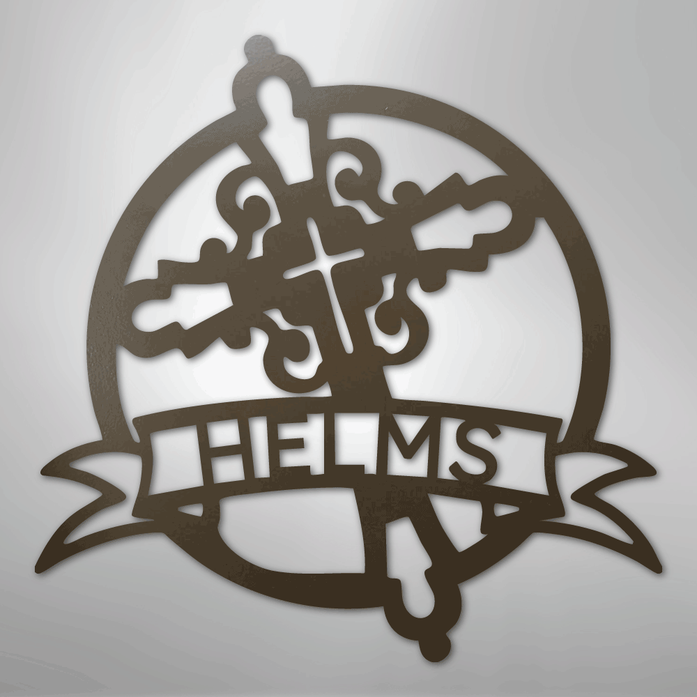 Catholic Monogram - Steel Sign