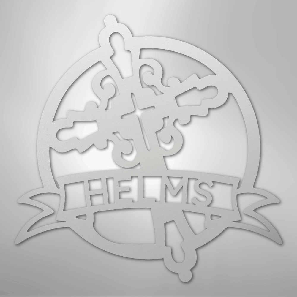 Catholic Monogram - Steel Sign