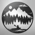 Canoe the Wild - Steel Sign