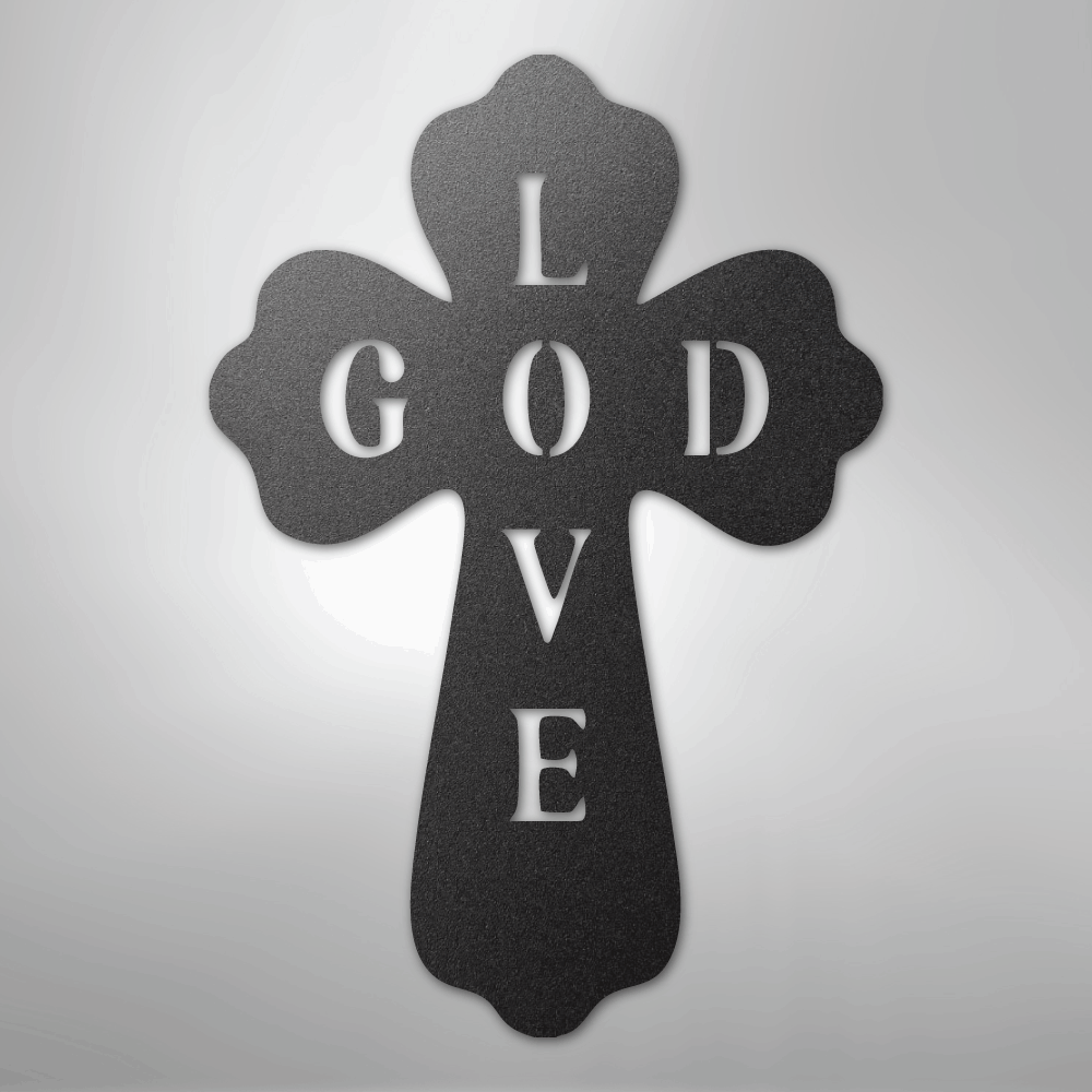 God Love - Steel Sign