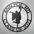 Graduation Monogram - Steel Sign