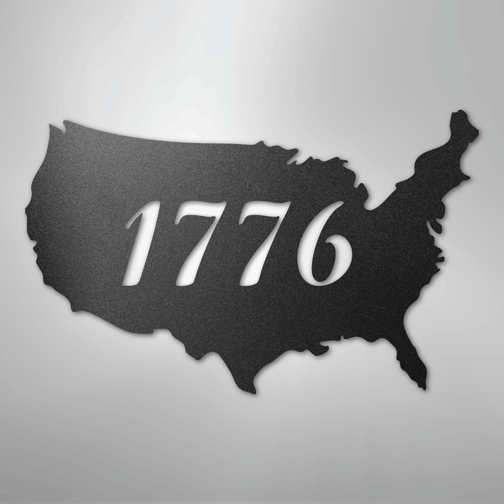 1776 - Steel Sign