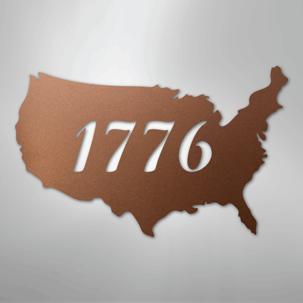 1776 - Steel Sign