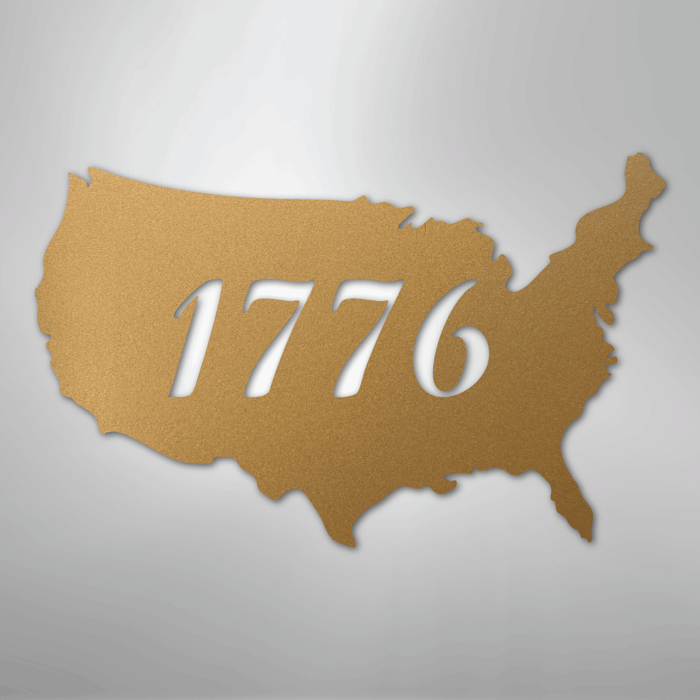 1776 - Steel Sign