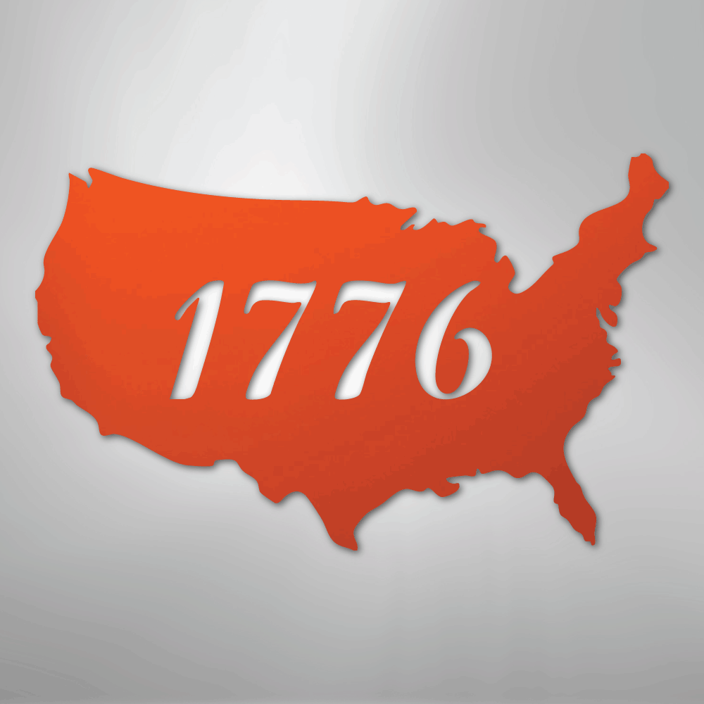 1776 - Steel Sign