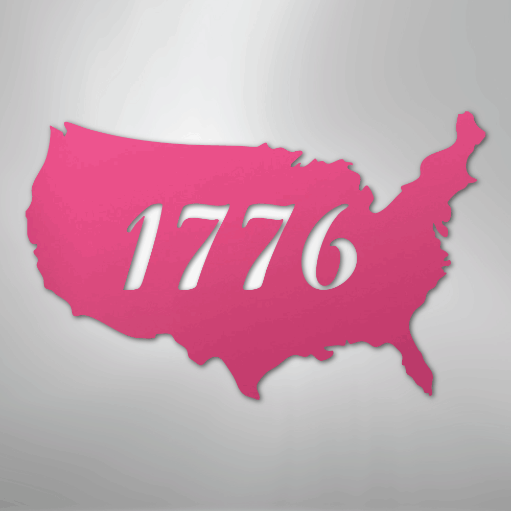 1776 - Steel Sign