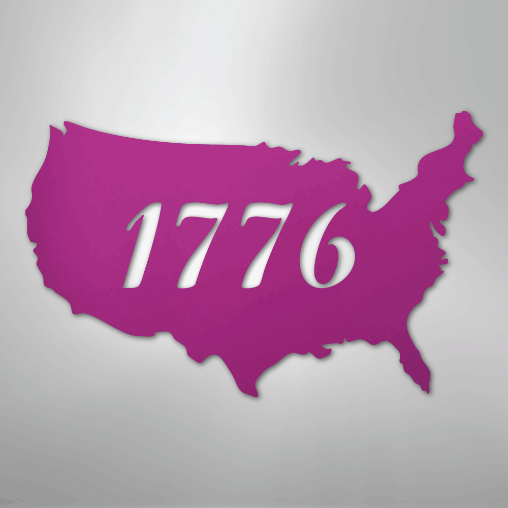 1776 - Steel Sign
