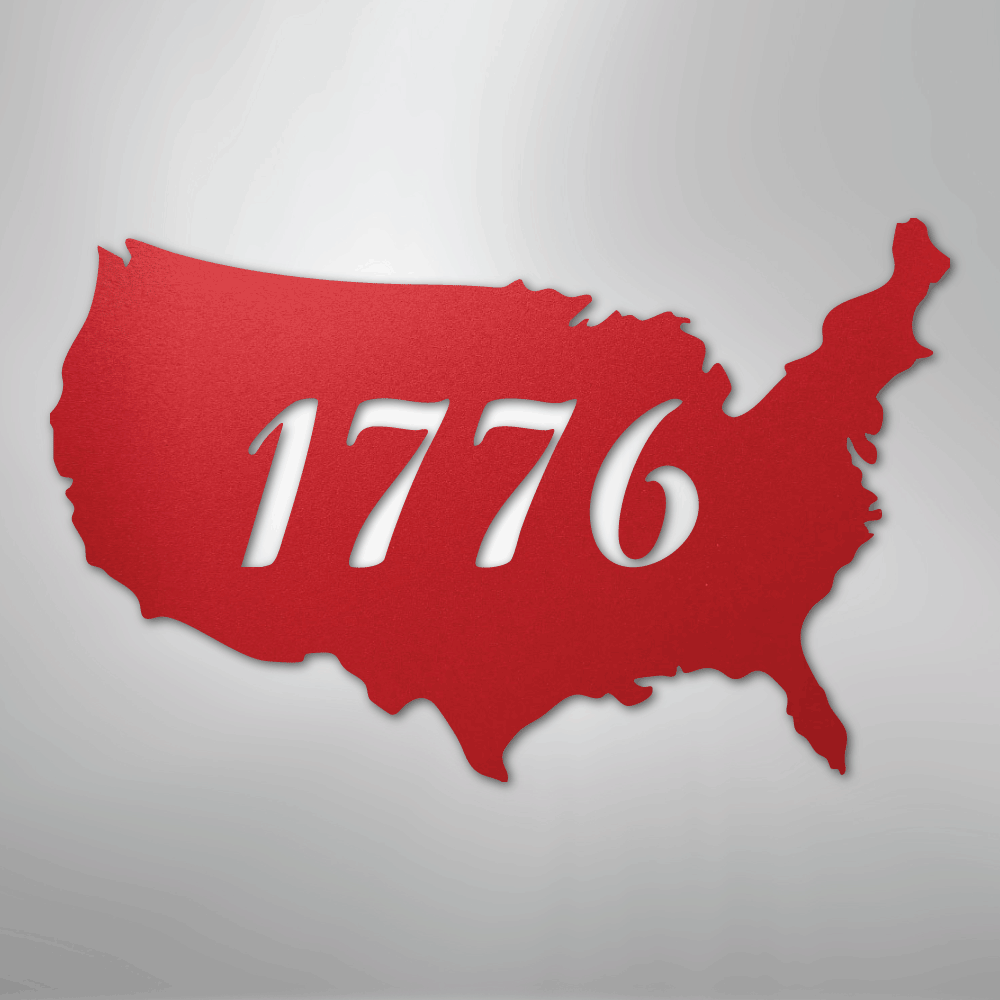 1776 - Steel Sign