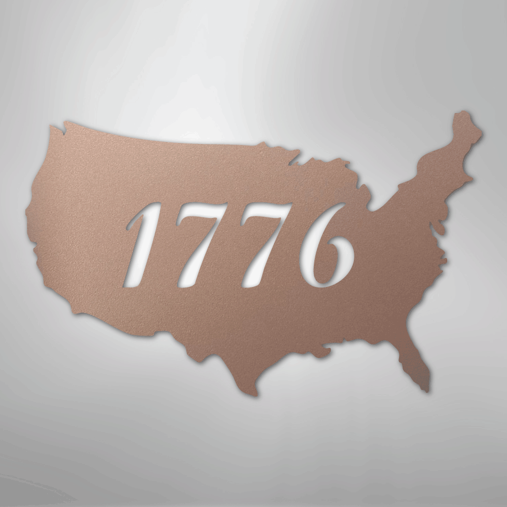1776 - Steel Sign