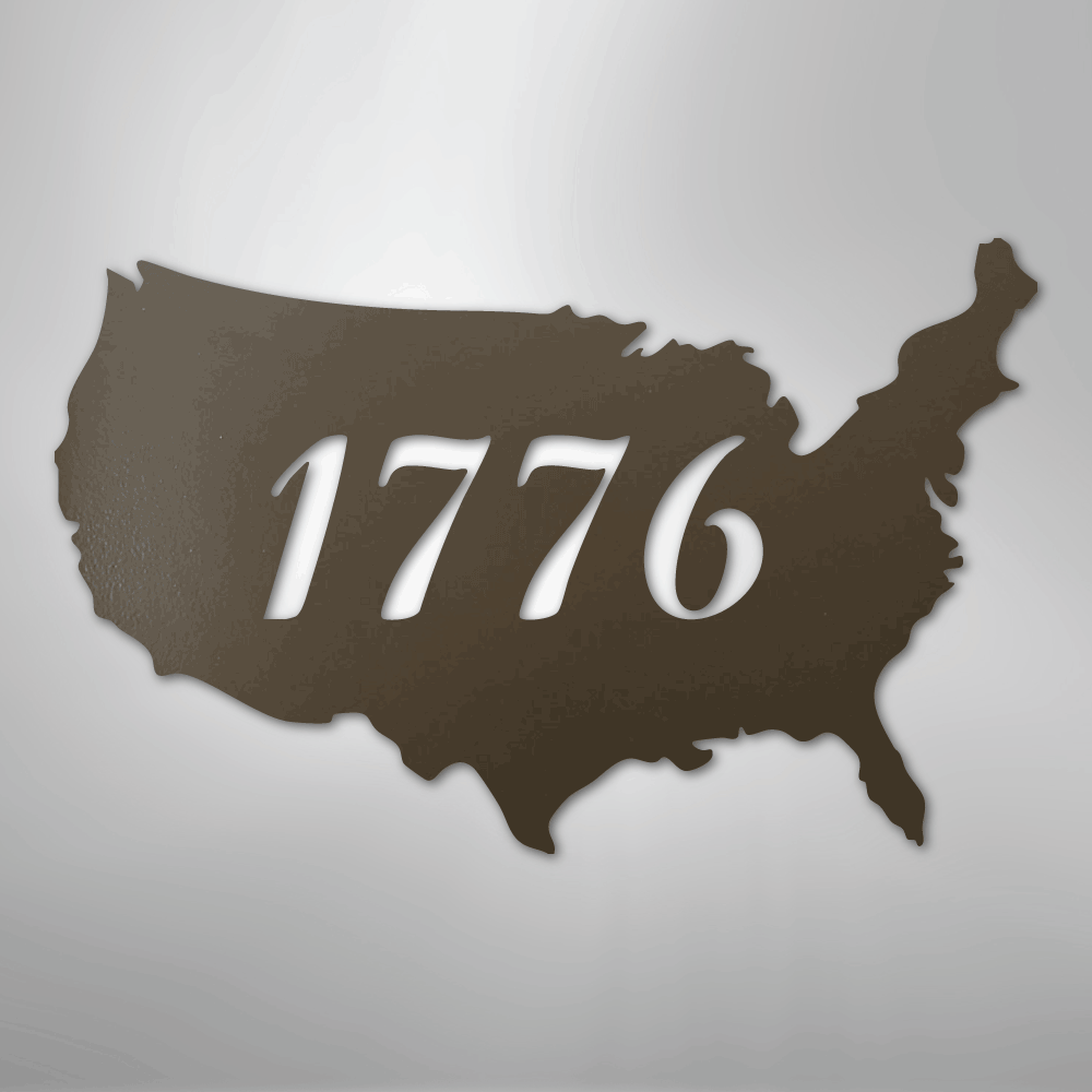 1776 - Steel Sign