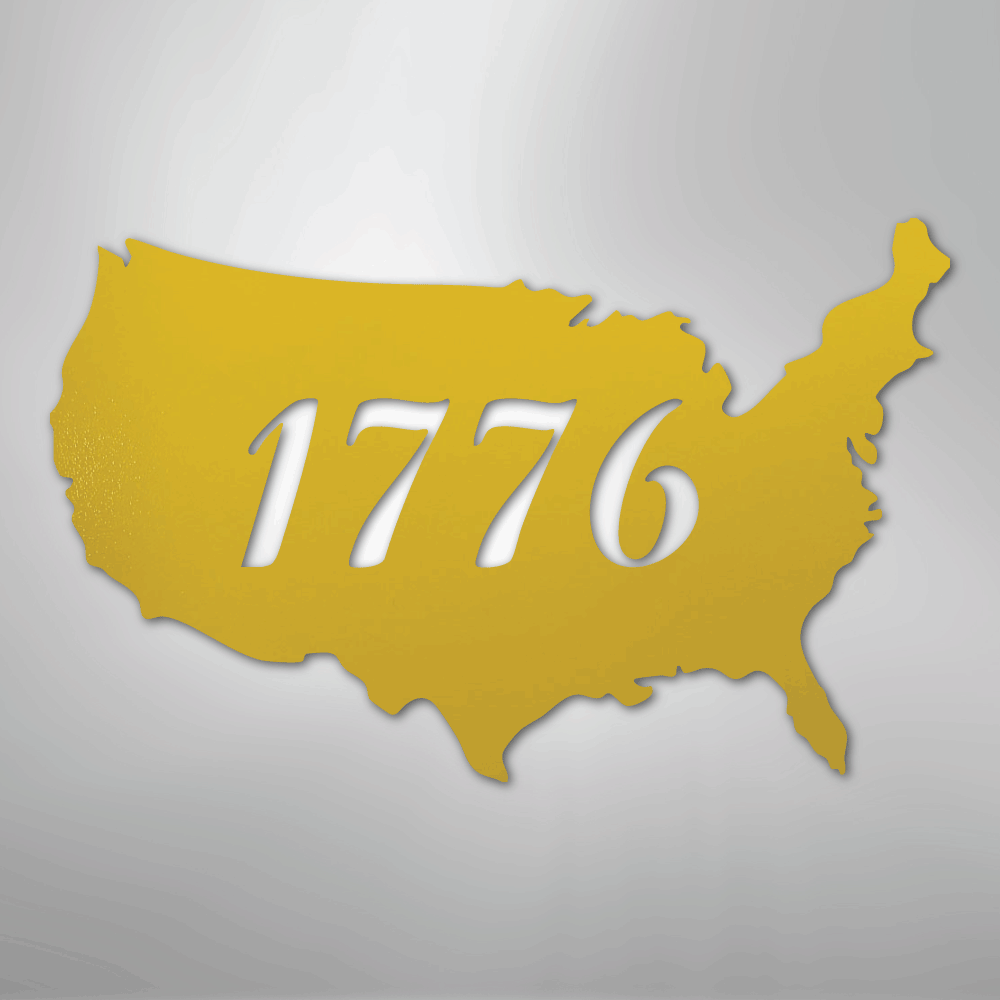 1776 - Steel Sign