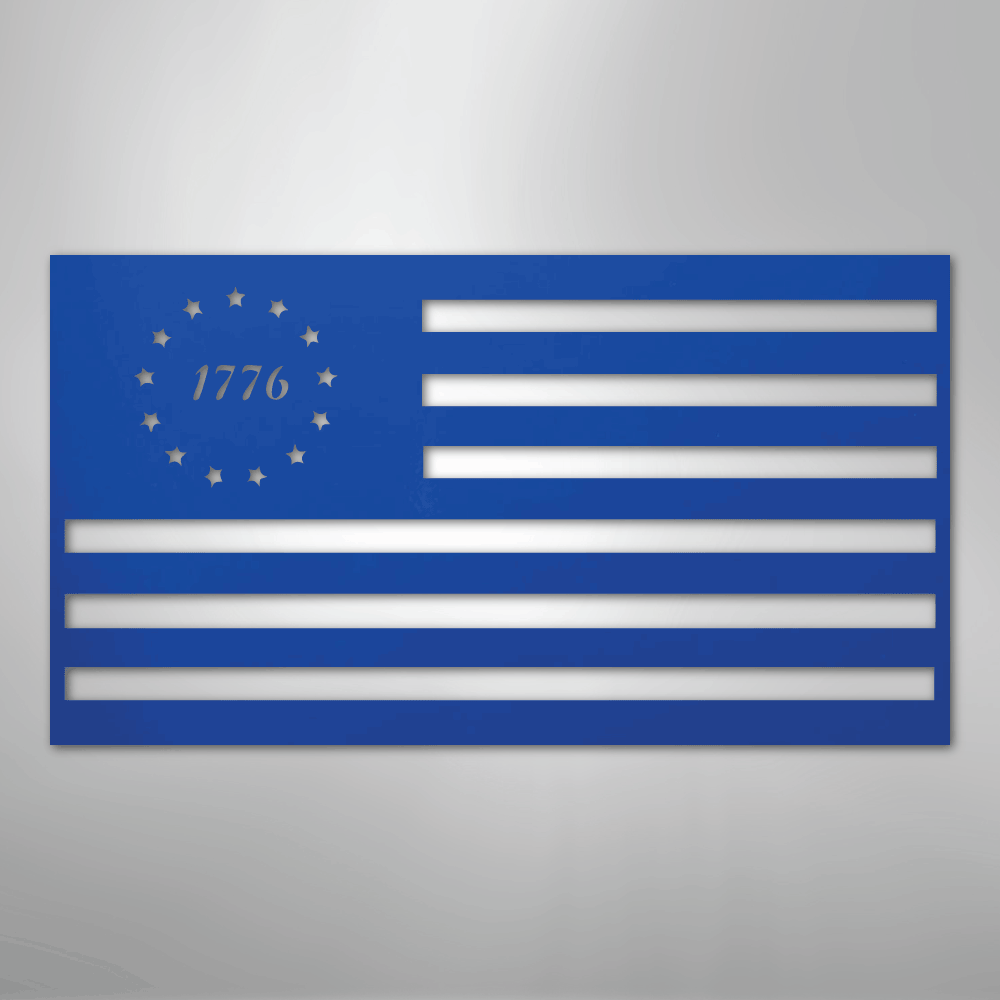 1776 Flag - Steel Sign