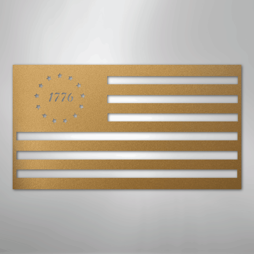 1776 Flag - Steel Sign