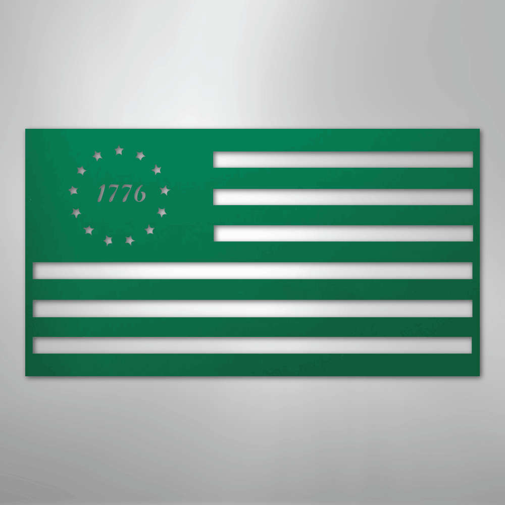 1776 Flag - Steel Sign