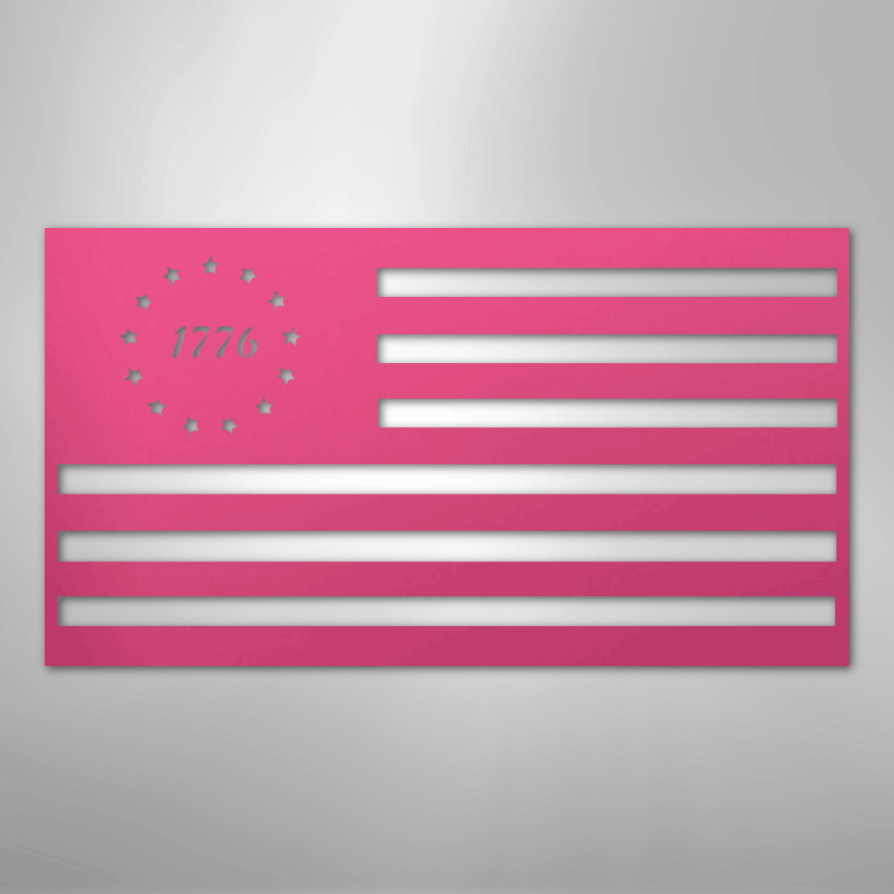 1776 Flag - Steel Sign