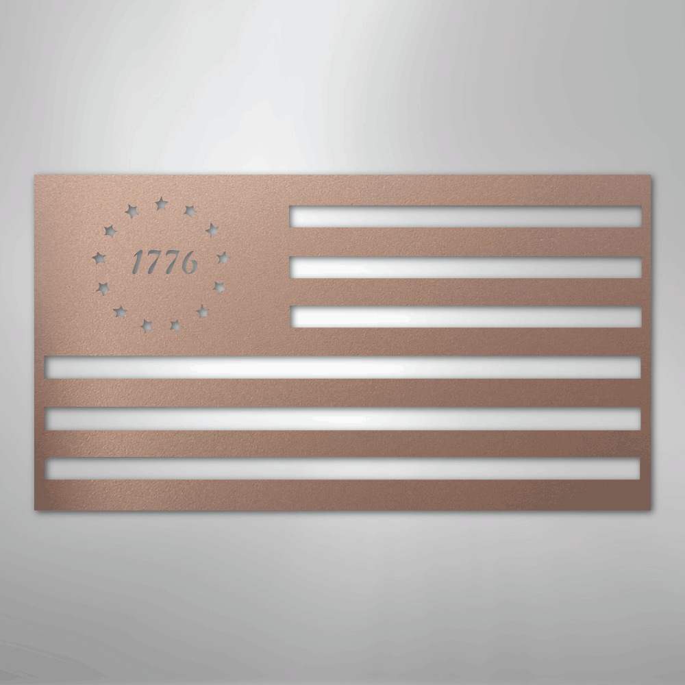 1776 Flag - Steel Sign