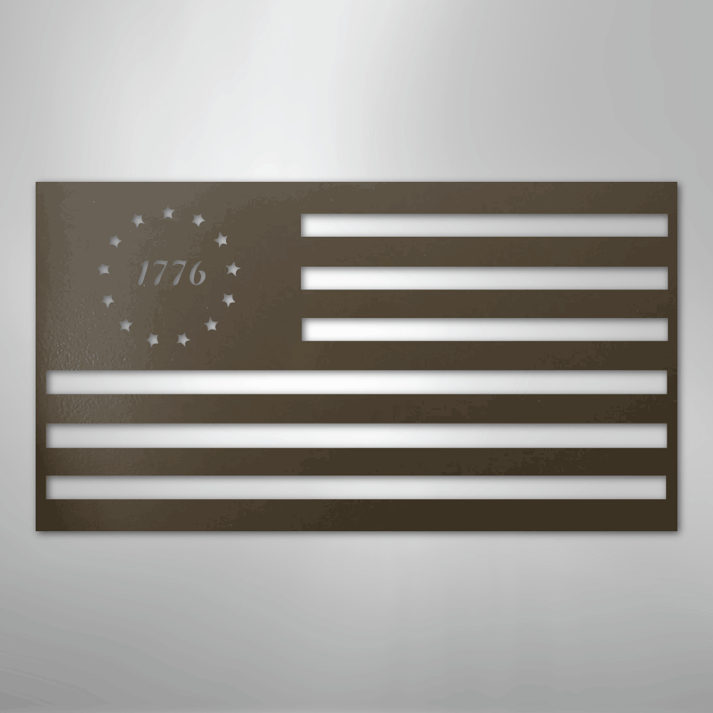 1776 Flag - Steel Sign