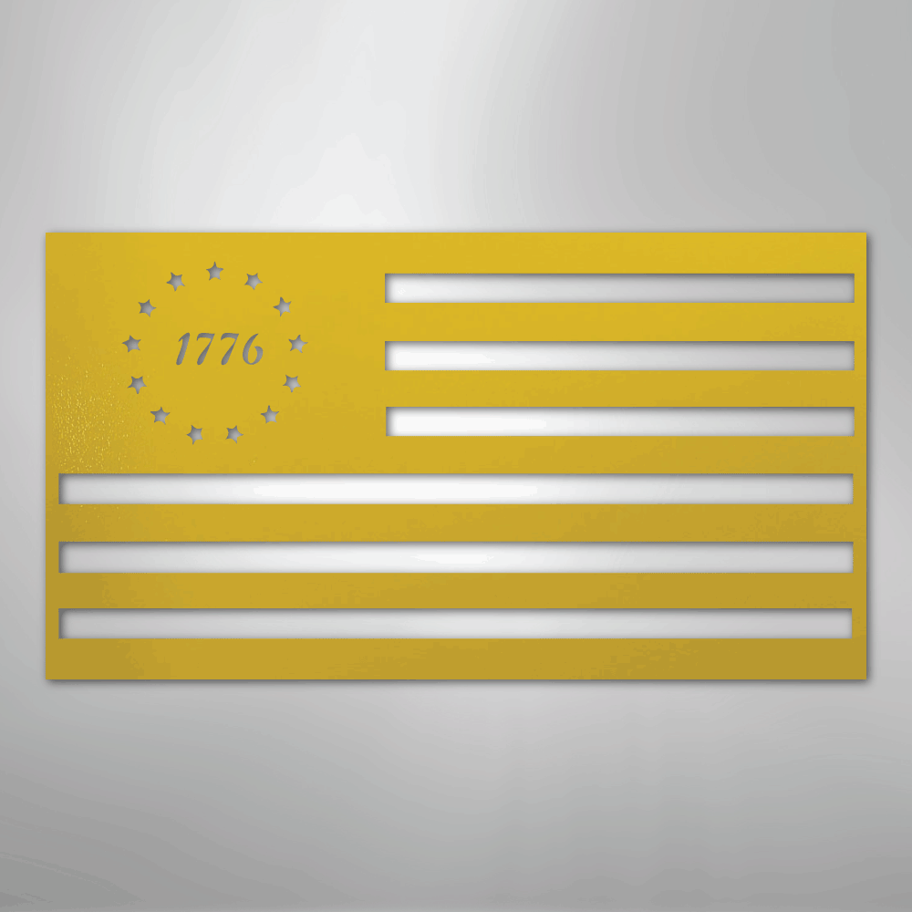 1776 Flag - Steel Sign