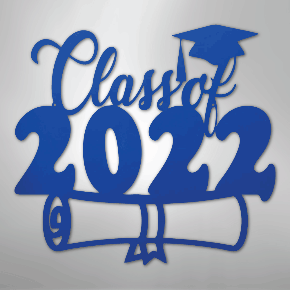 Class of 2022 Diploma - Metal Sign
