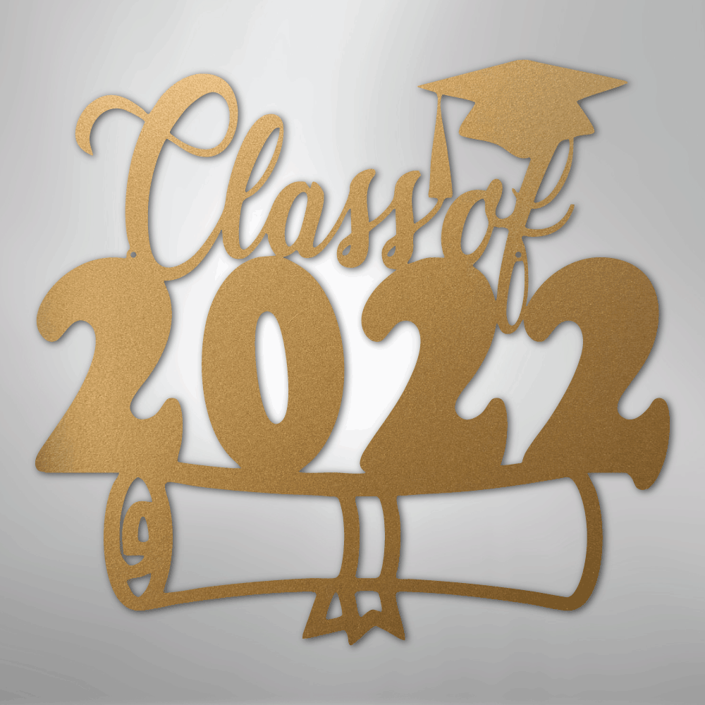Class of 2022 Diploma - Metal Sign