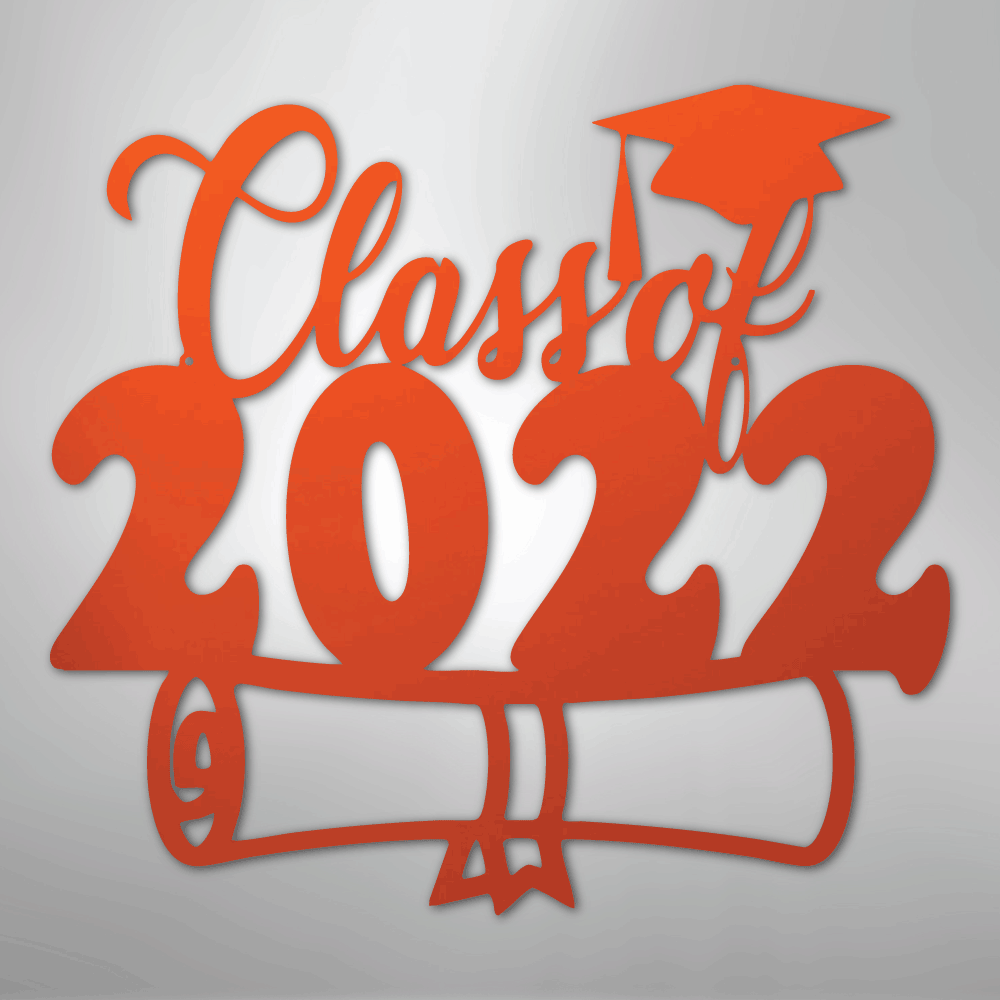 Class of 2022 Diploma - Metal Sign