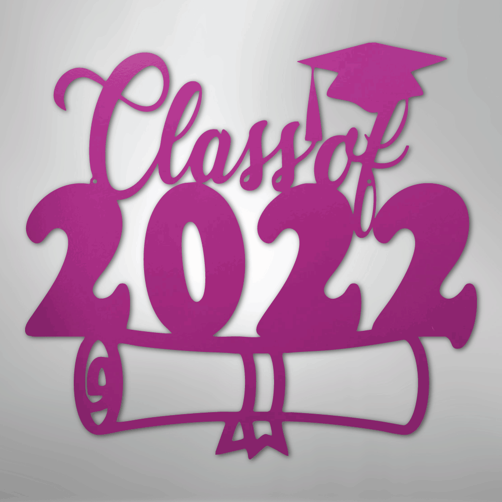 Class of 2022 Diploma - Metal Sign