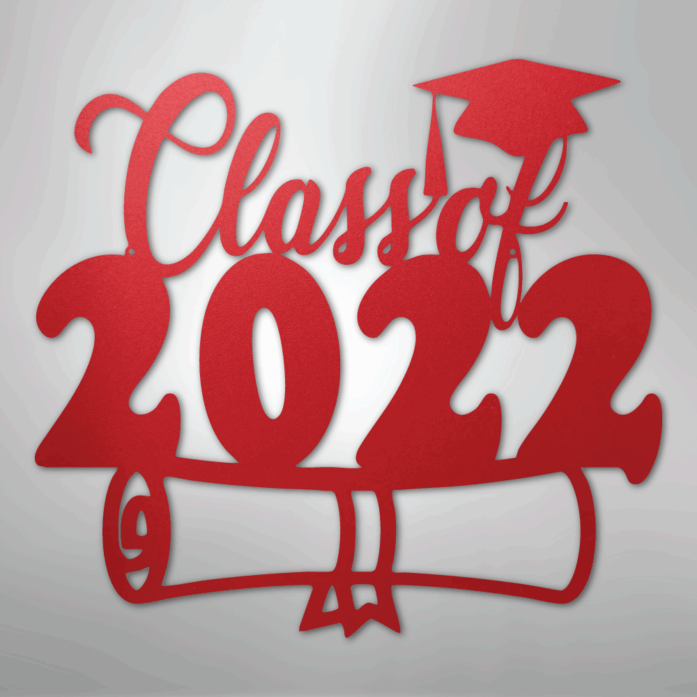 Class of 2022 Diploma - Metal Sign