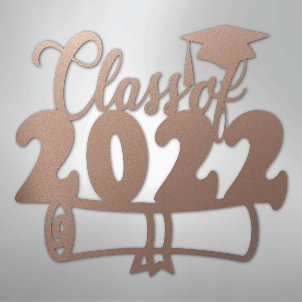 Class of 2022 Diploma - Metal Sign
