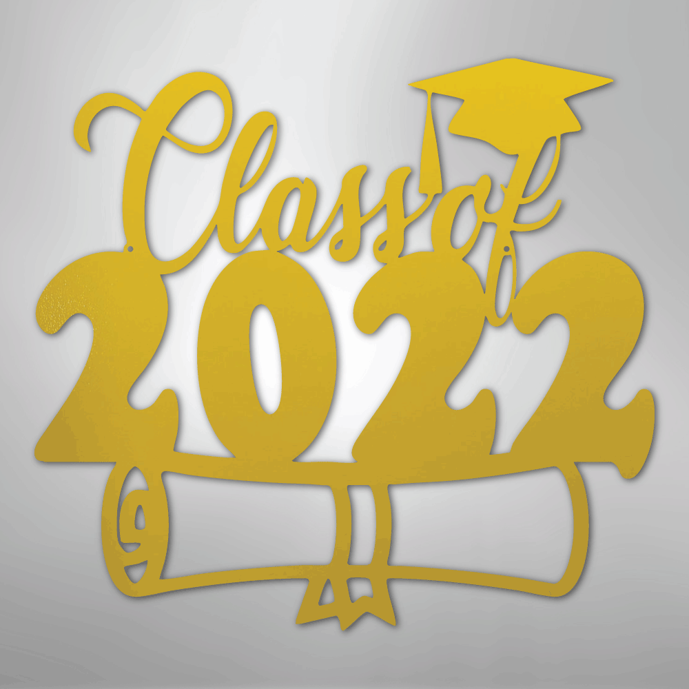 Class of 2022 Diploma - Metal Sign