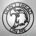 Eagle Head Ring Monogram - Steel Sign