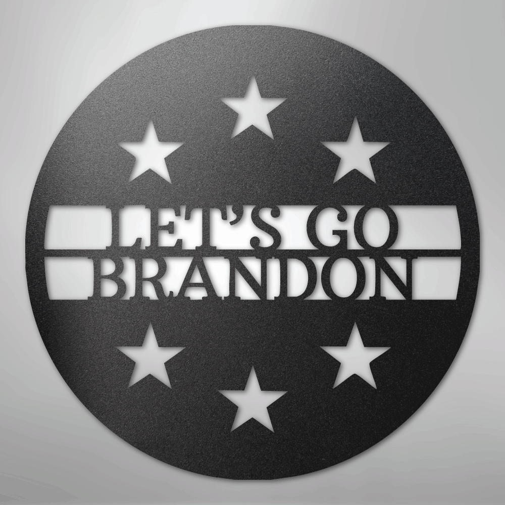 6 Star Monogram - Steel Sign