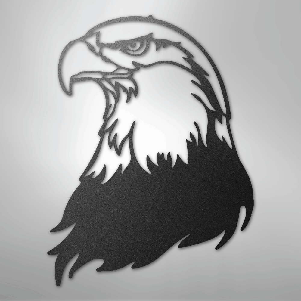 Bald Eagle Head - Steel Sign