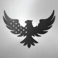 Patriotic Eagle - Steel Sign
