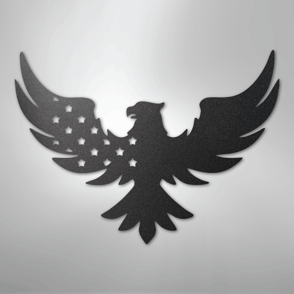 Patriotic Eagle - Steel Sign