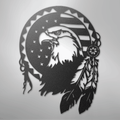 Native Eagle - Steel Sign