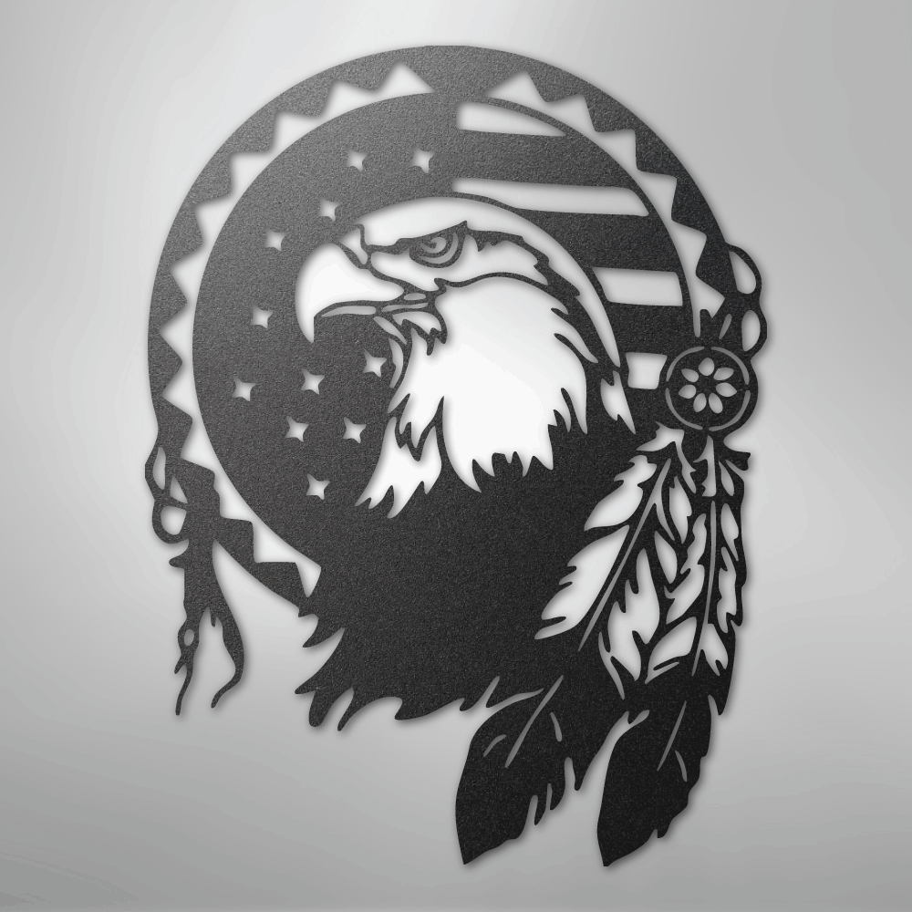 Native Eagle - Steel Sign