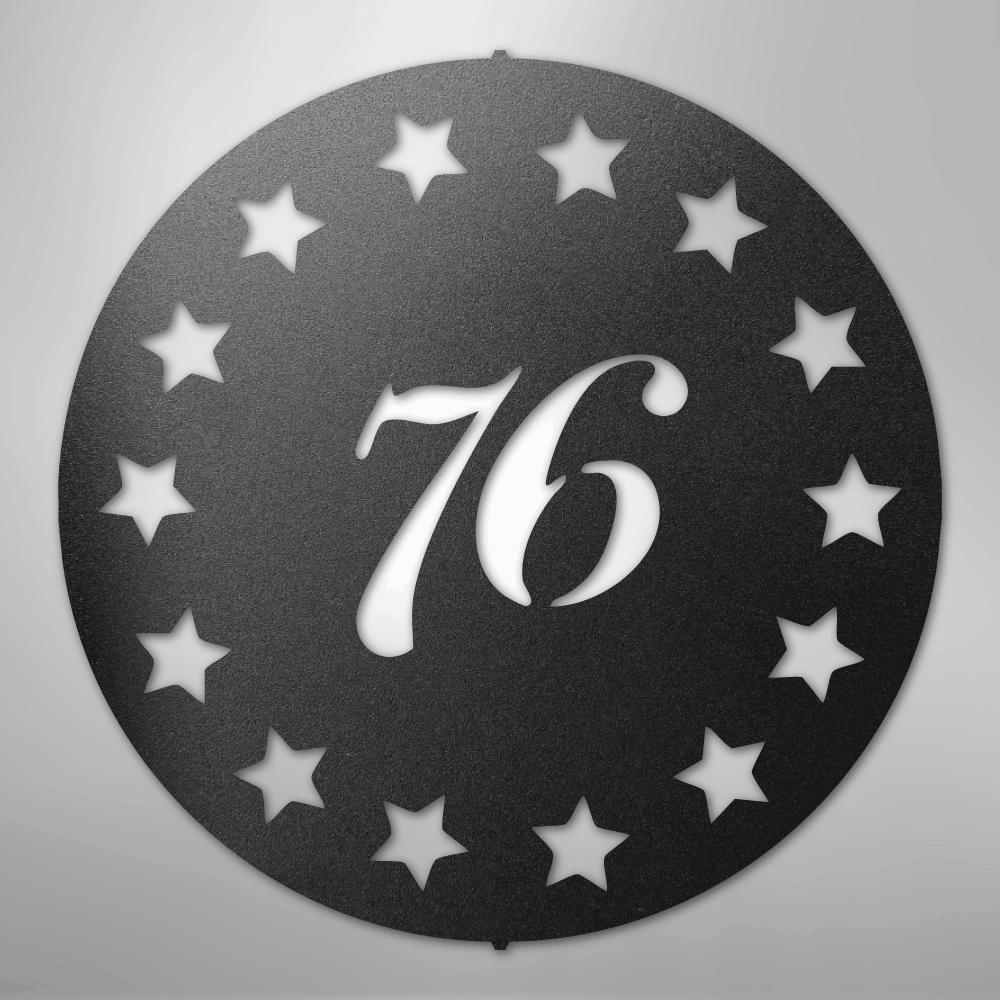 Old School 76 - Steel Sign