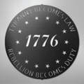 Old School 76 Monogram - Steel Sign