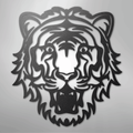 Eye of the Tiger - Metal Sign