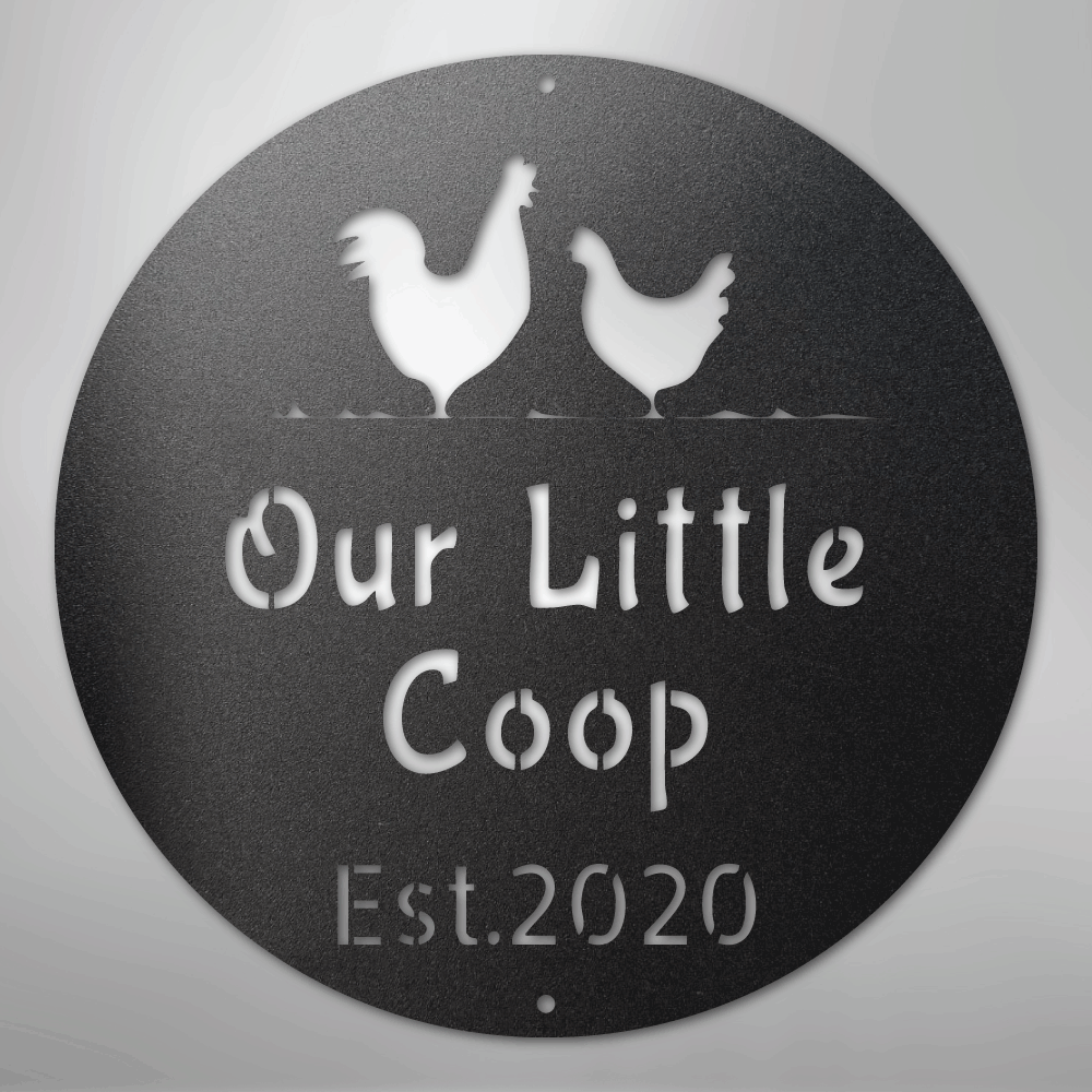 Chicken Coop - Steel Sign