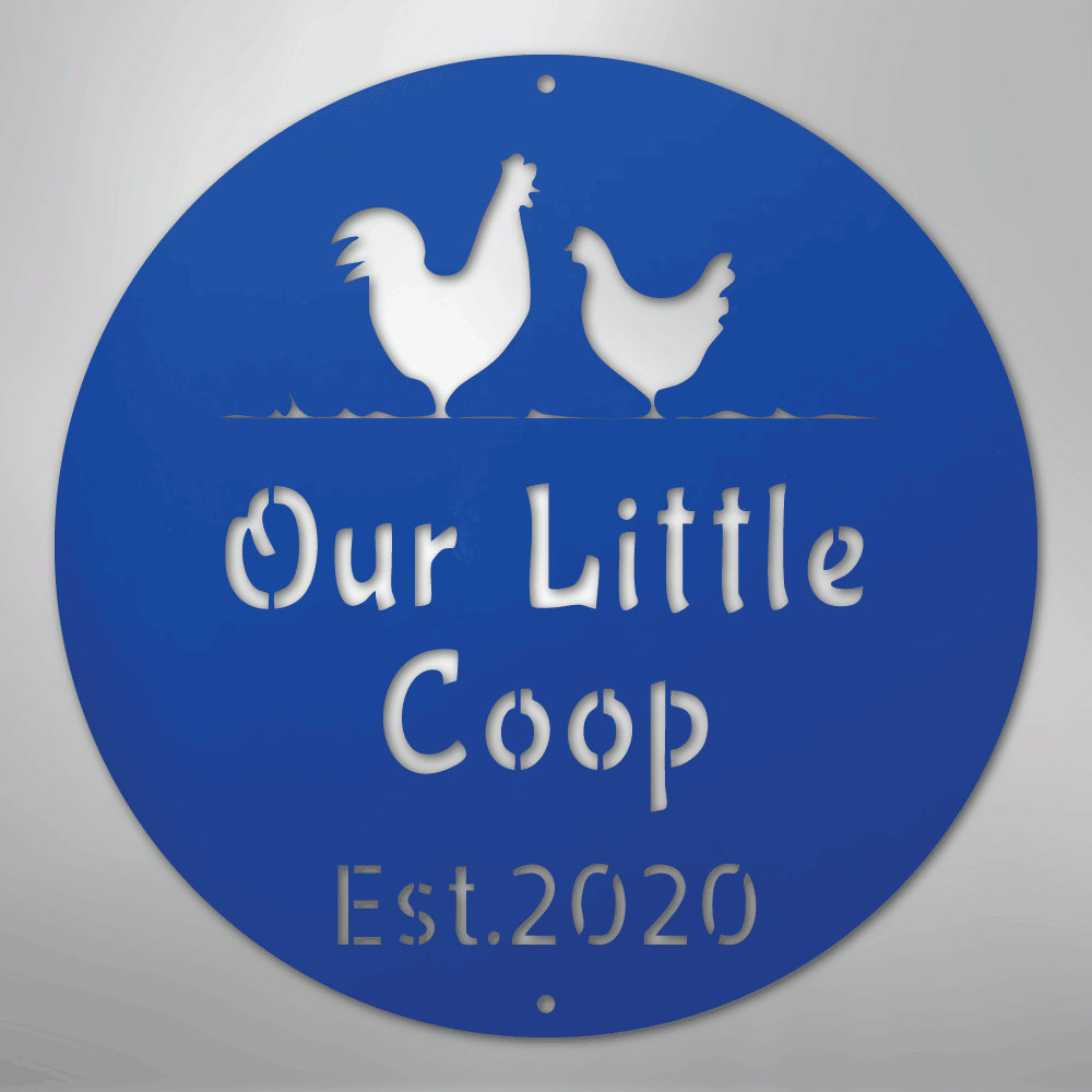 Chicken Coop - Steel Sign