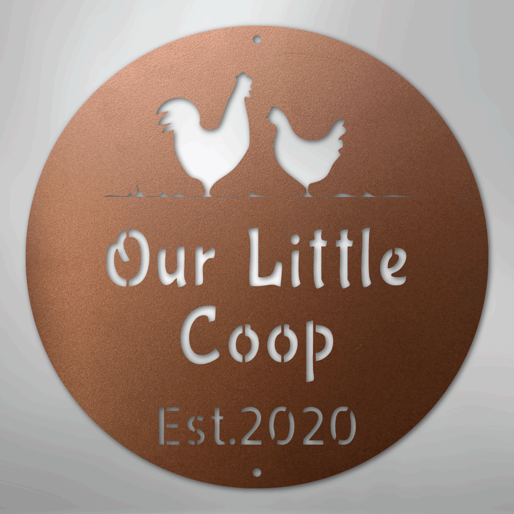 Chicken Coop - Steel Sign