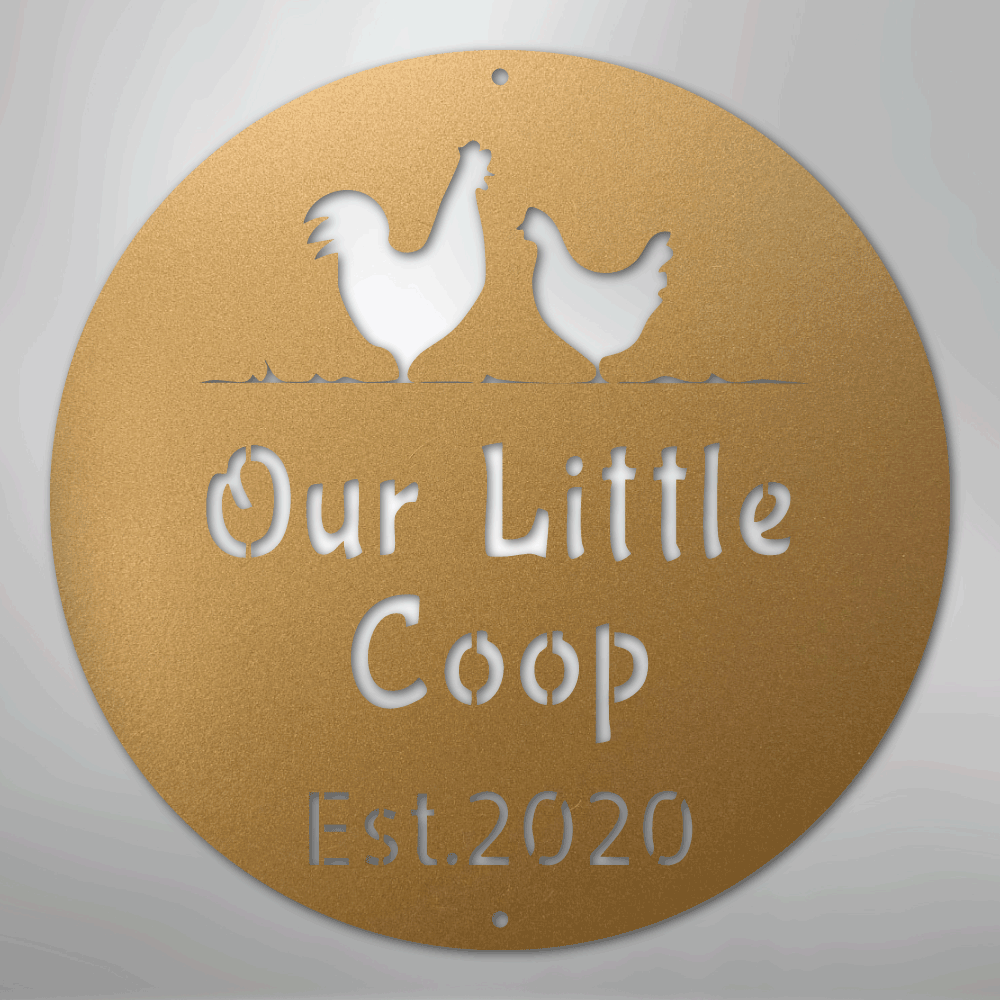 Chicken Coop - Steel Sign