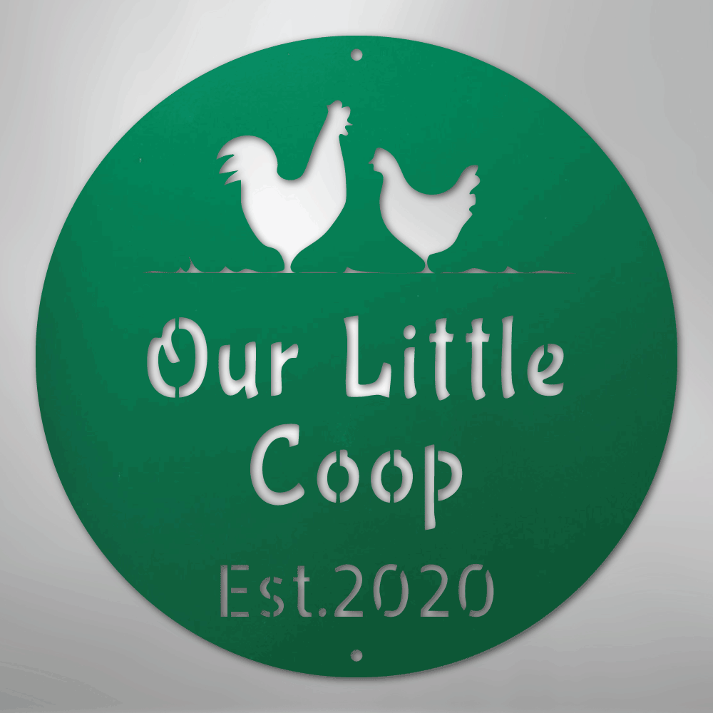 Chicken Coop - Steel Sign