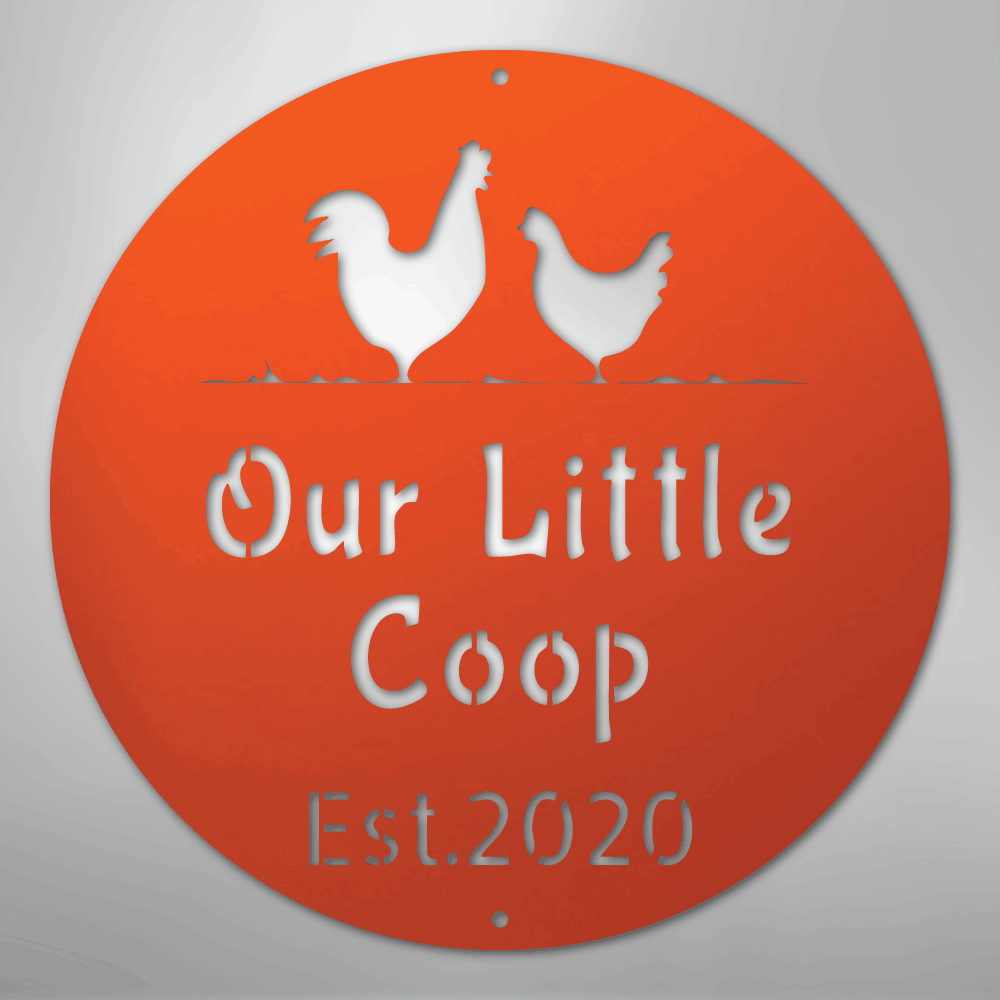 Chicken Coop - Steel Sign