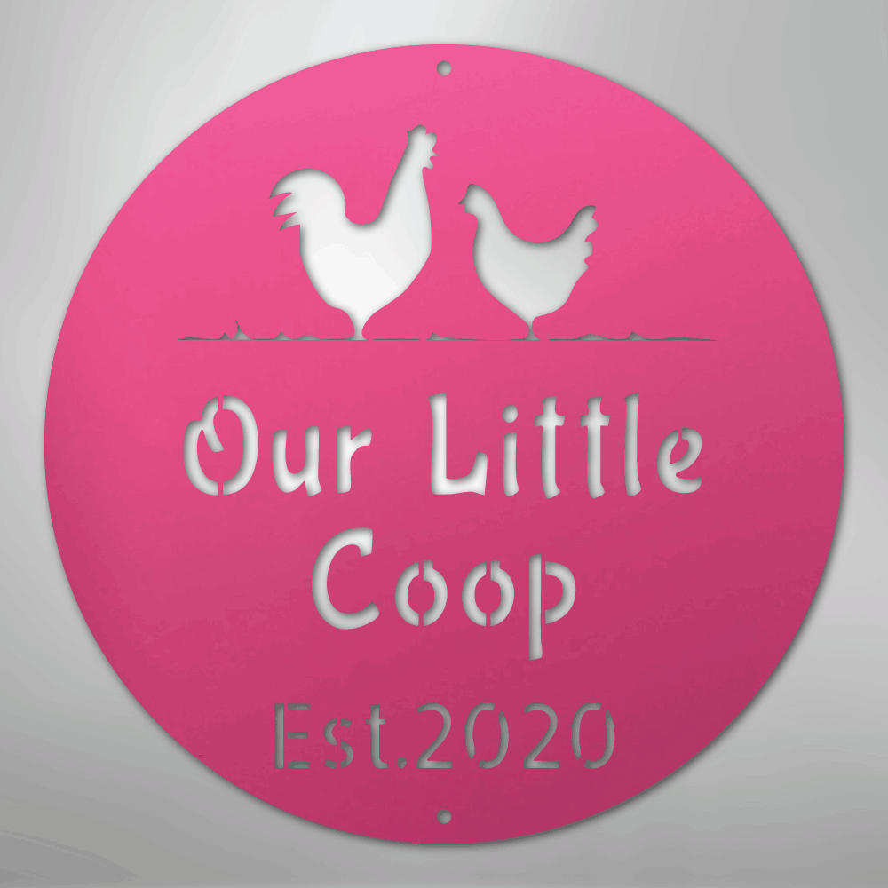 Chicken Coop - Steel Sign