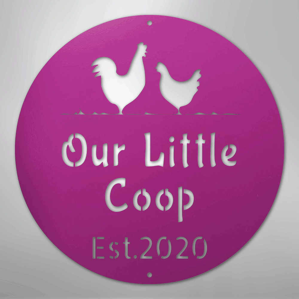 Chicken Coop - Steel Sign