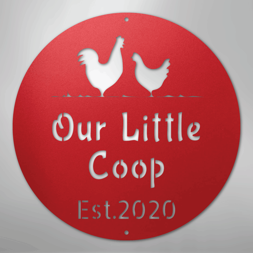 Chicken Coop - Steel Sign