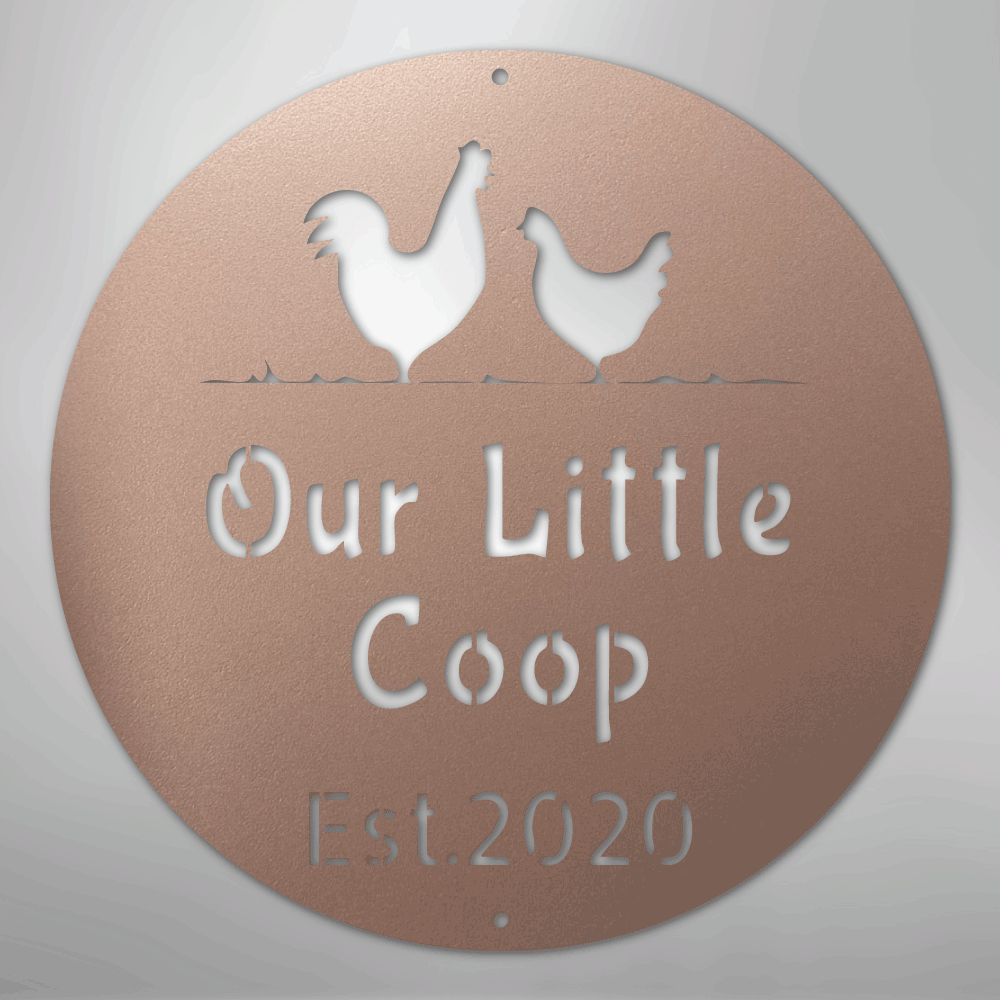 Chicken Coop - Steel Sign