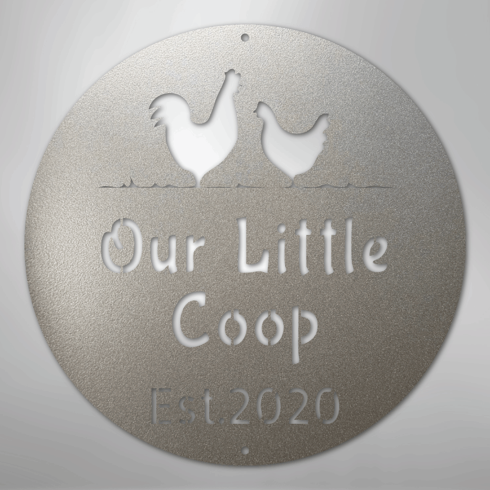Chicken Coop - Steel Sign